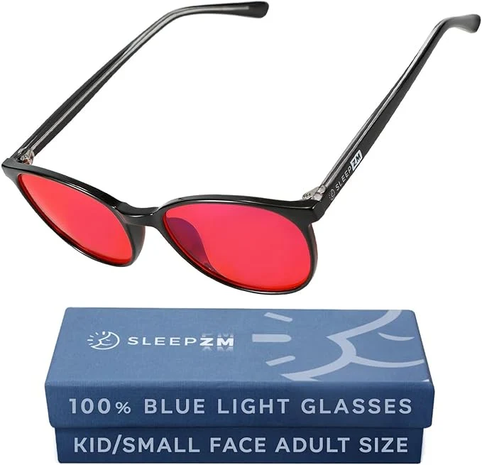 Advanced Sleep ZM Blue Light Blocking Light Sensitivity Glasses Enhanced