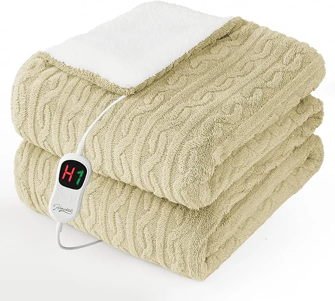 Elegant Homemate Electric Heated Blanket Twin Size High-Quality