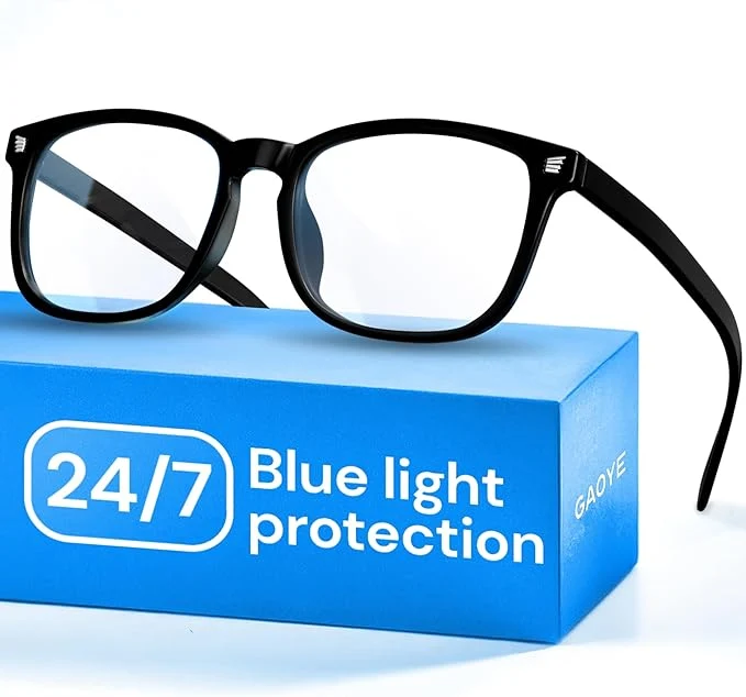 Innovative Gaoye Black Blue Light Glasses for Computer Gaming Breathable
