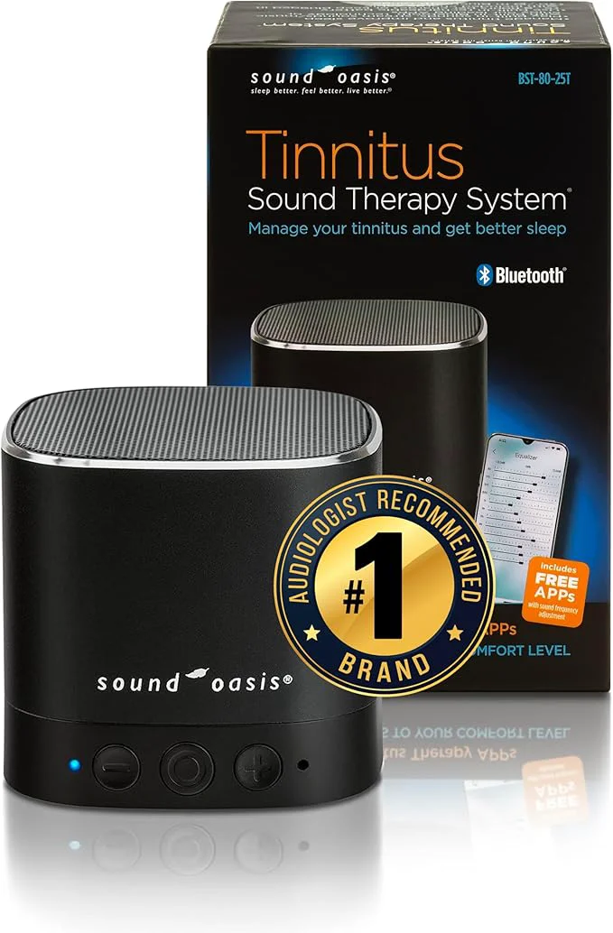 Convenient Sound Oasis® Bluetooth® Tinnitus Sound Therapy System® Responsible