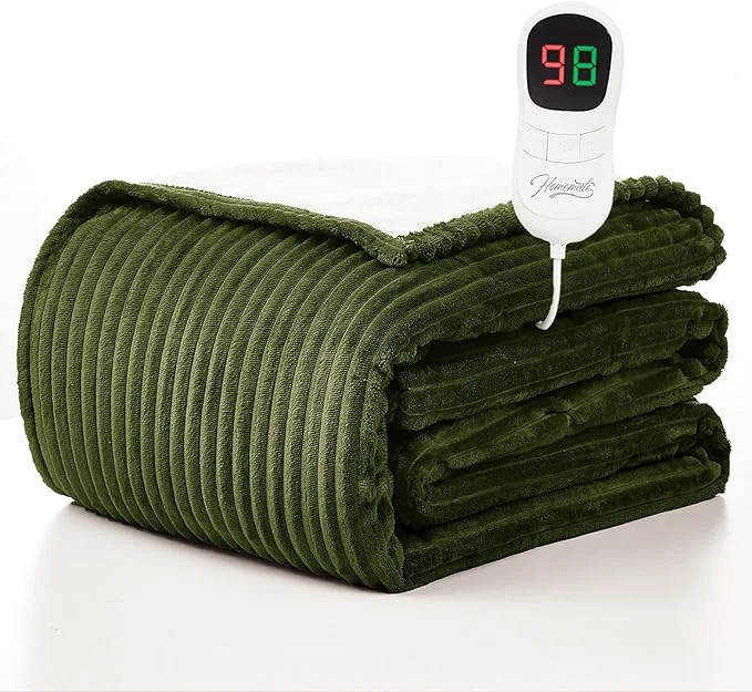 Clean Homemate Heated Blanket Electric Throw Authentic