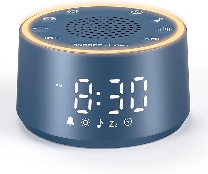 Safe Dreamegg Sound Machine Alarm Clock Pure
