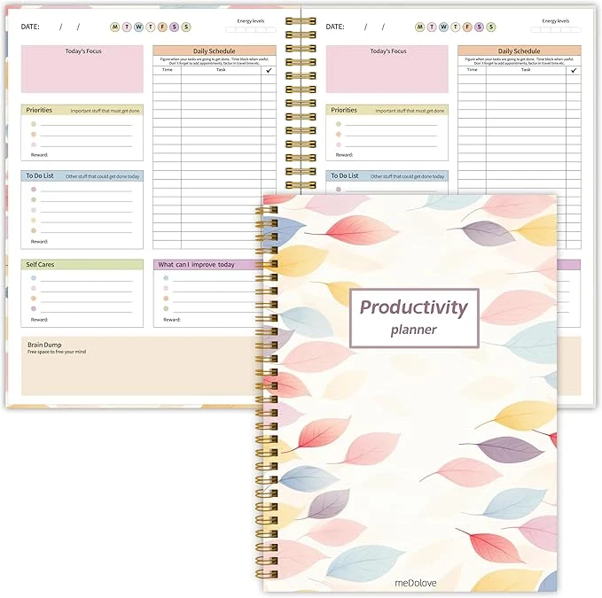 Crafted ADHD Planner for Women，Daily Productivity Planner Premium