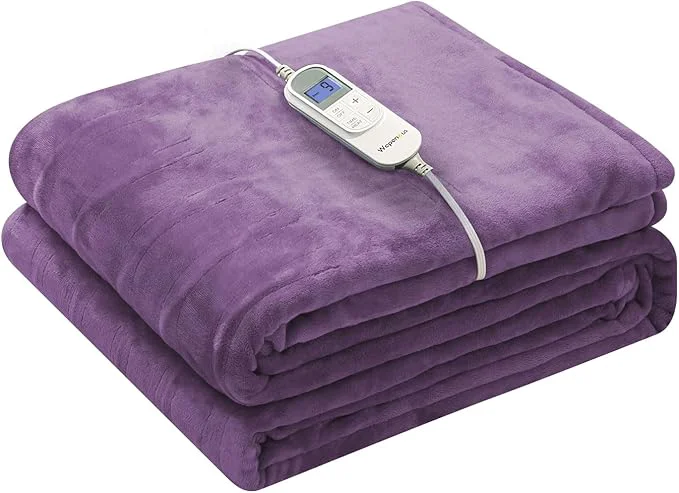 Minimalist Wapaneus Foot Pocket Heated Blanket Electric Throw Reliable