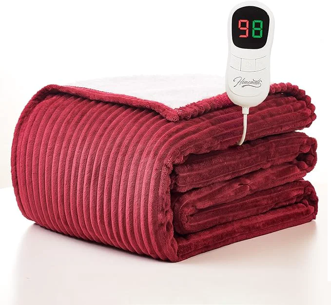 Premium Homemate Heated Blanket Electric Throw Certified