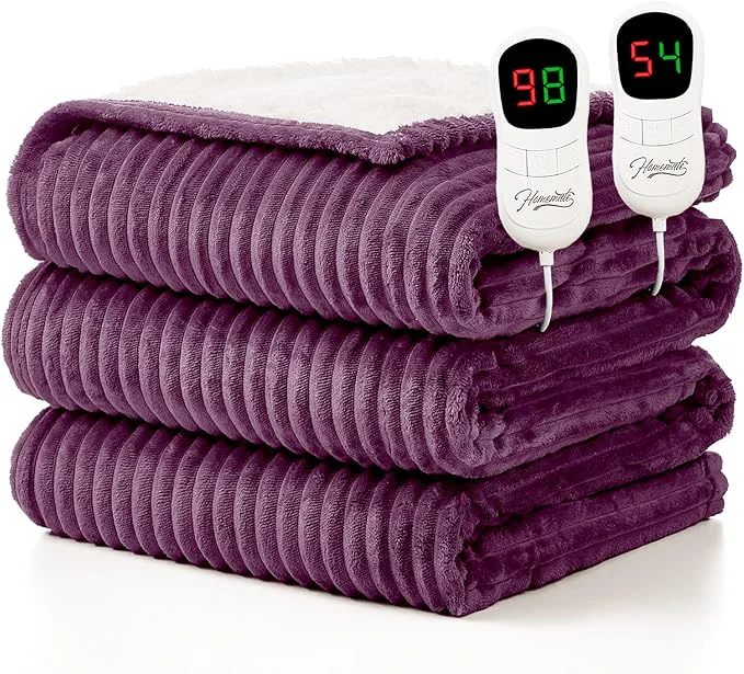 Fashionable Homemate Electric Heated Blanket King Size Enhanced