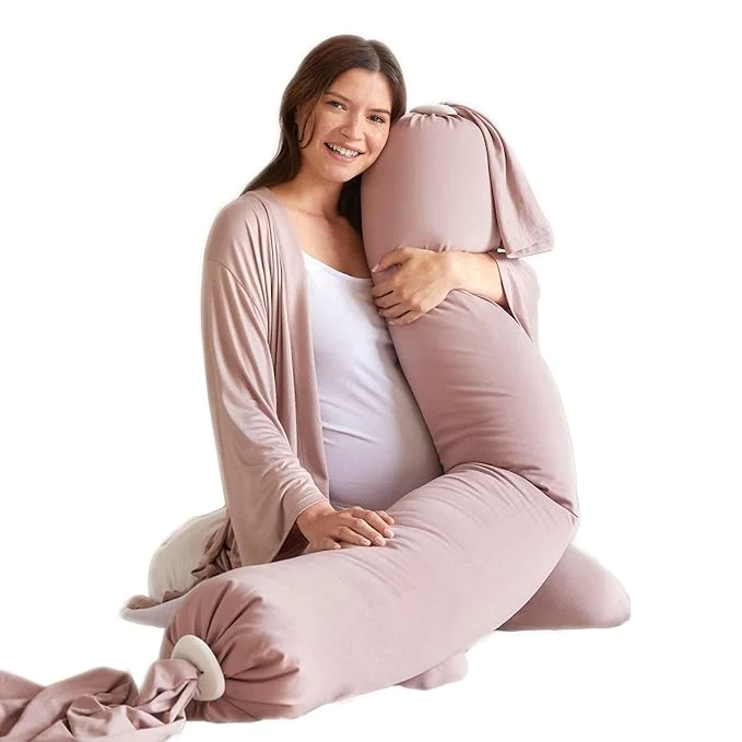 Convenient bbhugme Adjustable Pregnancy Pillow – Full Body Support Breathable