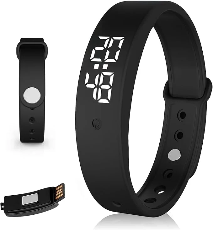 Fast Vibrating Alarm Wristband Deaf People Watch Band Fit Sleeps Rise Silent Shock Traditional