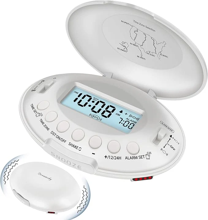 Selected DreamSky Vibrating Alarm Clock for Heavy Sleepers Effective