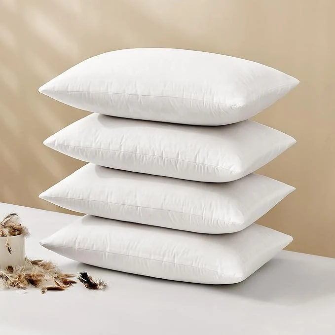 Green MIULEE Pillow Inserts 12×20 Down Feather Throw Pillow Inserts Premium Fluffy Genuine