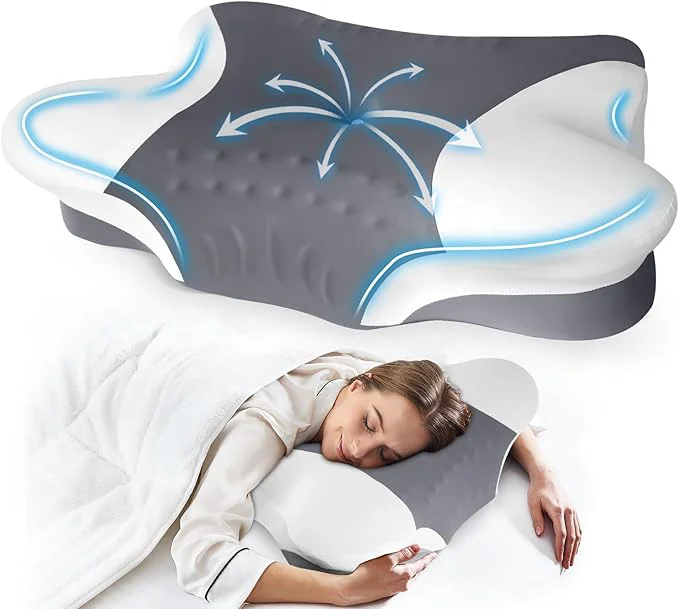 Carefully Designed Cervical Neck Pillows with Memory Foam Relaxed