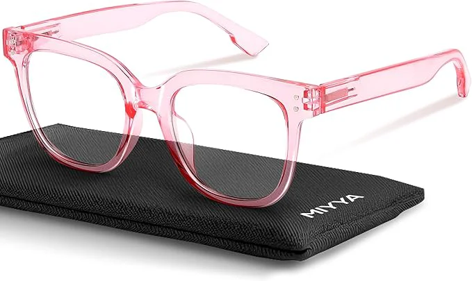 Easy-to-Use miyya Blue Light Glasses for Women Men – Oversized UV Blue Light Blocker Recyclable