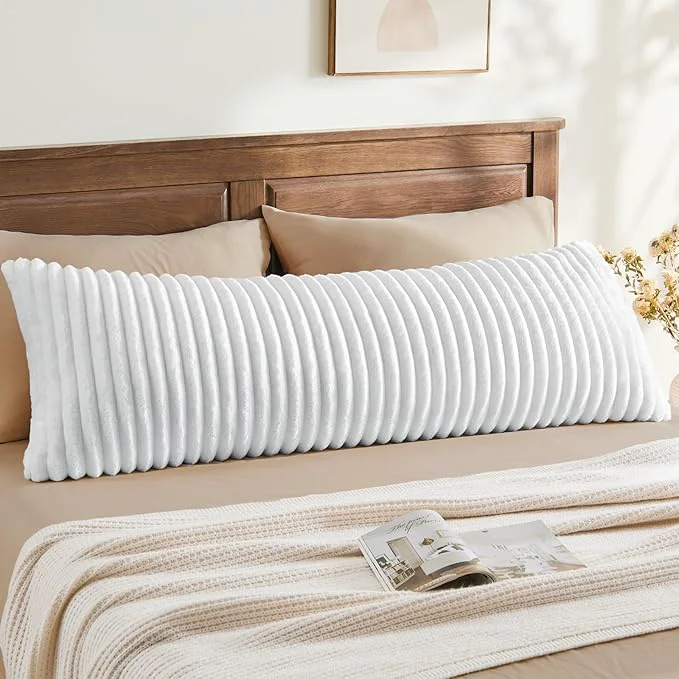 Excellent BEDELITE Fluffy Faux Fur Body Pillow Cover Soft