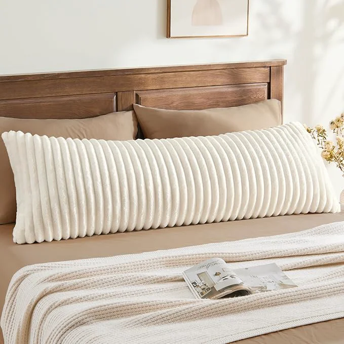 High-Grade BEDELITE Fluffy Faux Fur Body Pillow Cover Premium