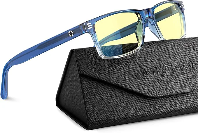 Fine Crafted ANYLUV Blue Light Glasses Men Woman Eye Strain Relief Eye Protection Green