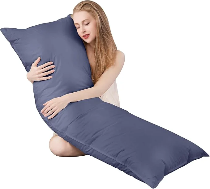 High-Performance Goose Down Feather Body Pillows Fashionable