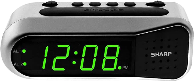 Official Sharp Digital Alarm Clock Clean