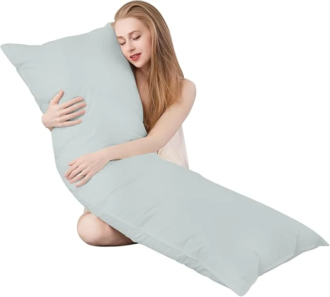 Practical Goose Down Body Pillows for Adults Large Body Pillow for Side Sleeper High-Quality