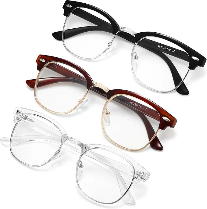 Fine racico Blue Light Glasses for Men Women Soft