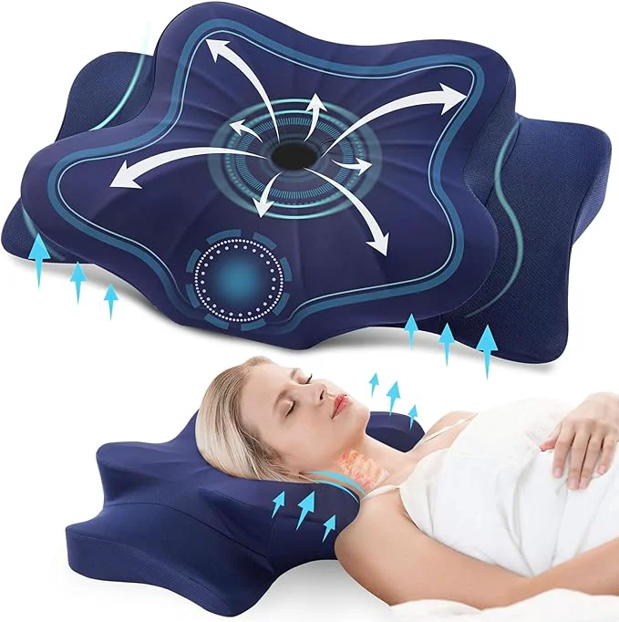 Original DONAMA Cervical Pillow for Neck and Shoulder Pain Relief Cooling Contour High-Quality