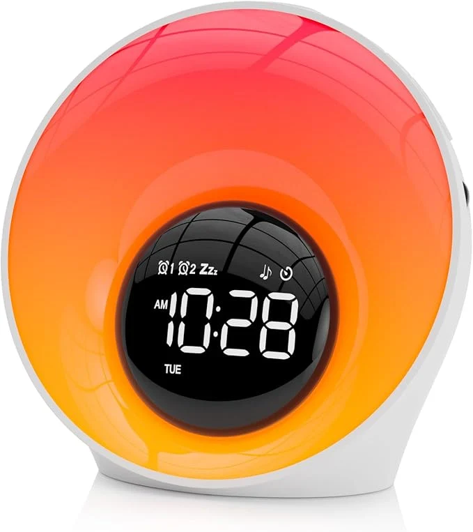 Sustainable AFEXOA Wake Up Light Sunrise Alarm Clock Dependable