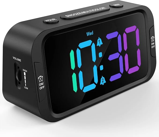Sustainable Odokee Digital Dual Alarm Clock Trusted