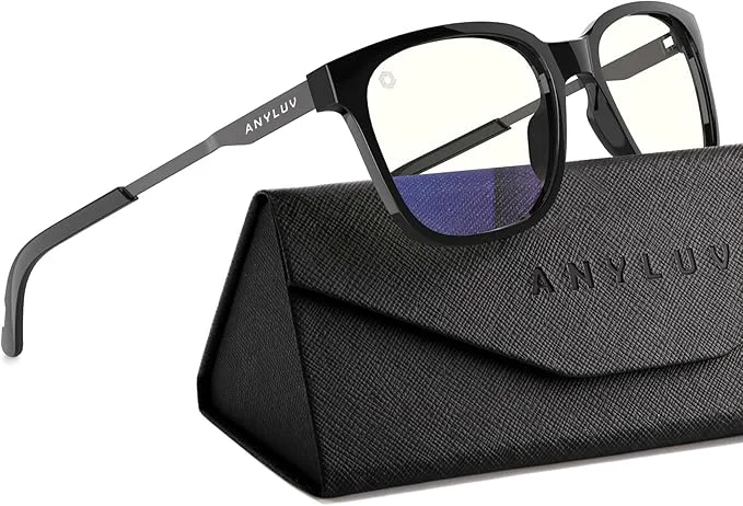 Enhanced ANYLUV Blue Light Glasses for Men Lightweight Computer Gaming Glasses Quality