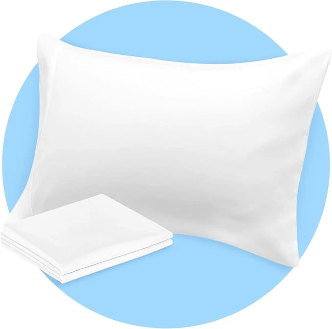 Environmentally Friendly Avalon Bedding Pillow Cases Standard Size White Pillow Cases Set of 2 Cotton Modern