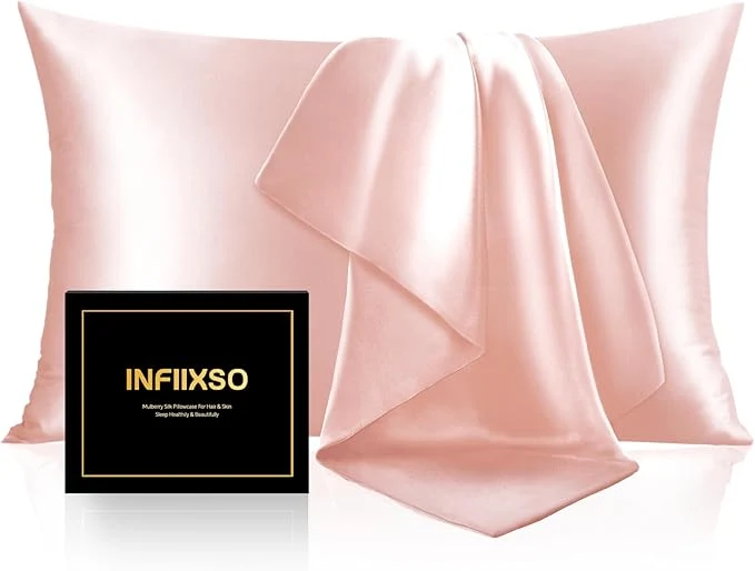 Prestigious INFIIXSO Mulberry Silk Pillow Case King Size Silk Pillowcase Stylish