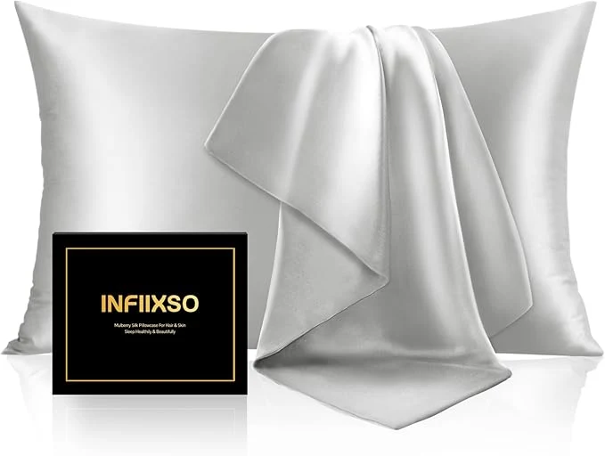 Functional INFIIXSO Mulberry Silk Pillowcase Dependable