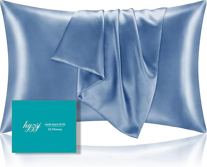 Expertly Made Mulberry Silk Pillowcase for Hair and Skin Standard Size 20 X 26 Selected