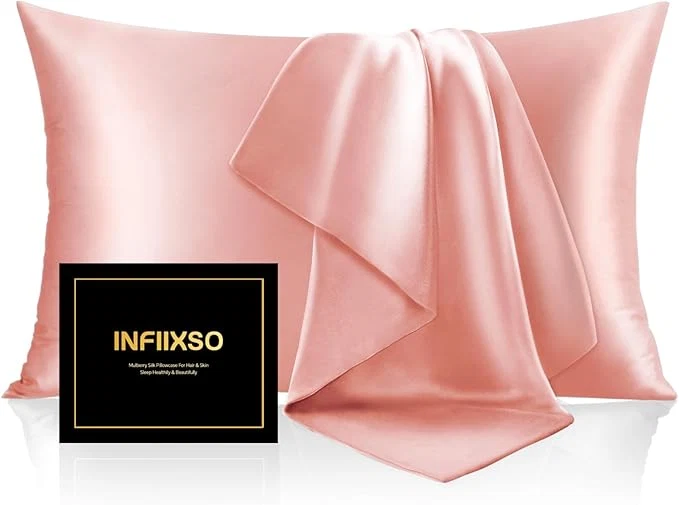 Sustainable INFIIXSO Mulberry Silk Pillowcase Optimized