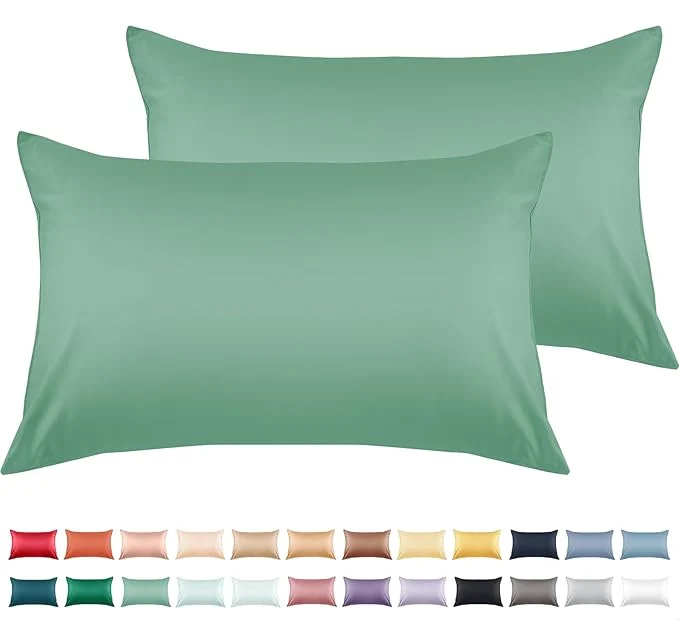 Contemporary Warmstar Cotton Pillow Cases King Size Set of 2 600 Thread Count Pillowcases Lightweight