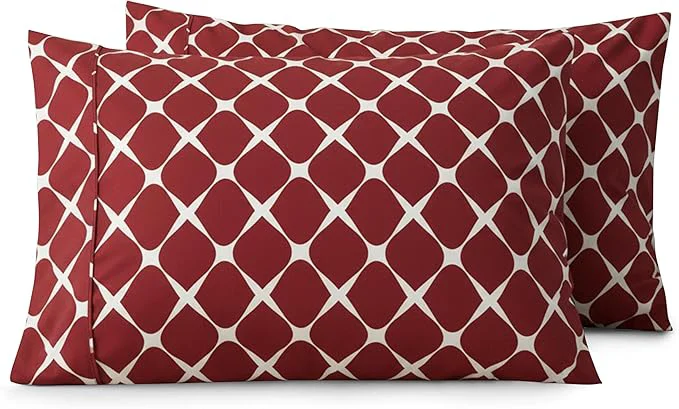 Traditional Elegant Comfort Luxury Ultra-Soft 2-Piece Pillowcase Set Comfortable