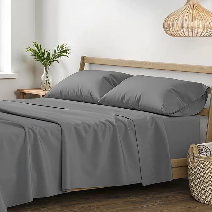 Classic XOOX Linen Egyptian Cotton Sheets California King Size Dependable