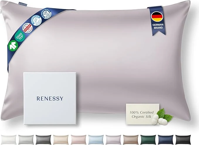 Trusted Premium Silk Pillowcase Organic Mulberry Silk 22 Momme Grade 6A Smooth