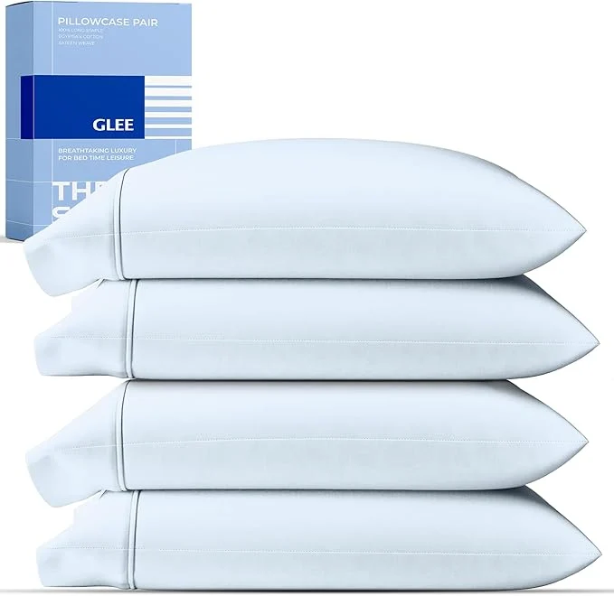 Sustainable Thread Spread Cotton Pillow Cases Queen Size Set of 4 Trusted