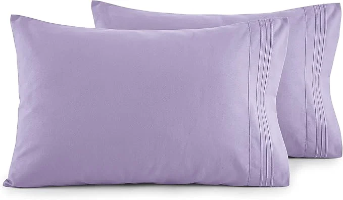 Solid Elegant Comfort Luxury Ultra-Soft 2-Piece Pillowcase Set Proven
