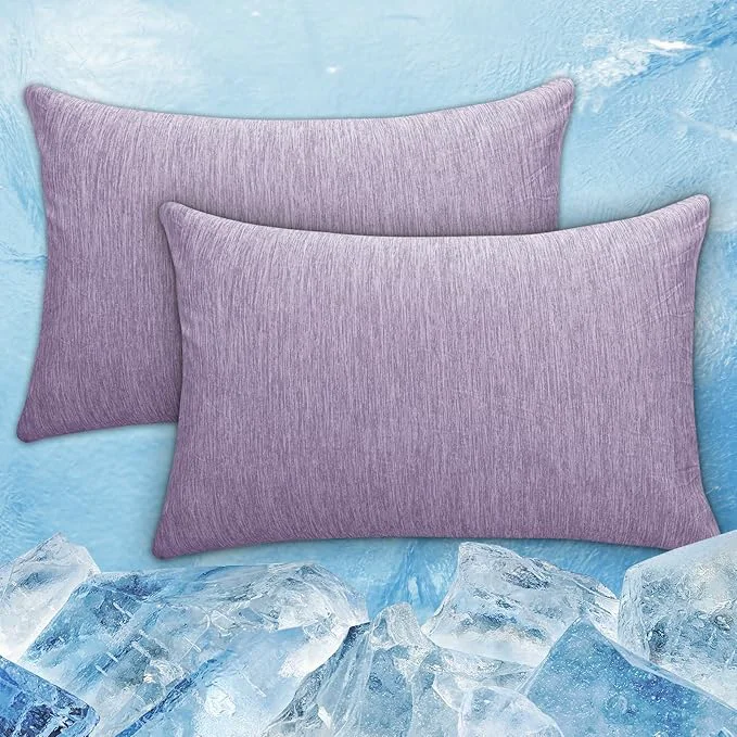 Professional CHOSHOME Cooling Pillow Cases Zipper Pillow Covers Q-Max 0.45 Zippered Natural