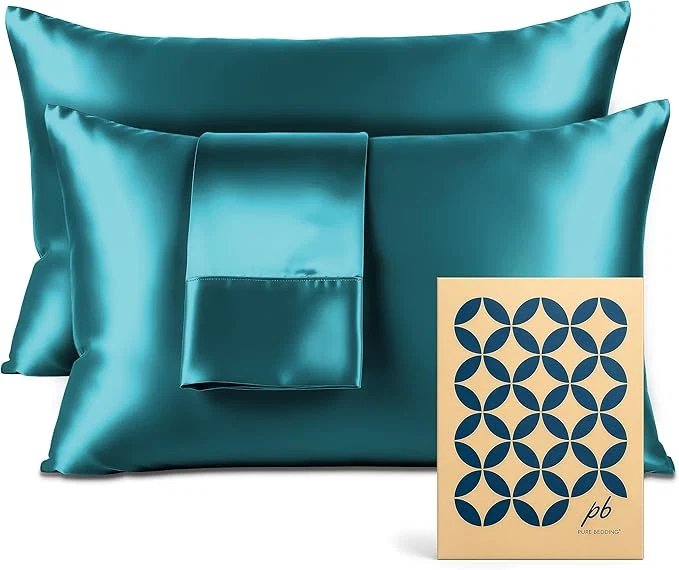 Next-Generation Pure Bedding Satin Pillowcase 2 Pack Sustainable