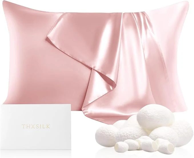 Professional THXSILK Hypoallergenic Zipper Pillow Case Highest Grade 6A Pure Mulberry Sophisticated