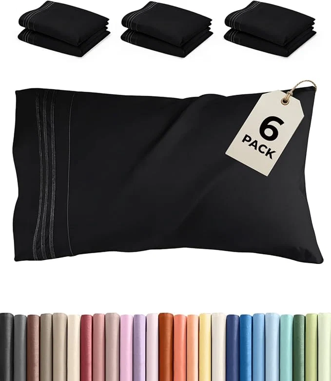 Trusted Standard Pillow Cases Set of 6 Proven