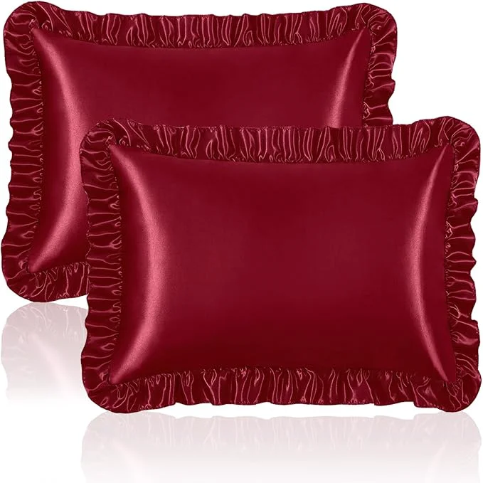 Proven Homiest Ruffle Satin Pillowcase Prestigious