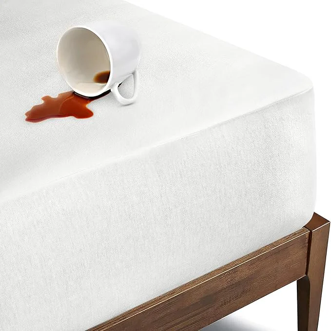 Fine Bioweaves Organic Cotton Jersey Waterproof Mattress Protector Cal King 52 x Proven
