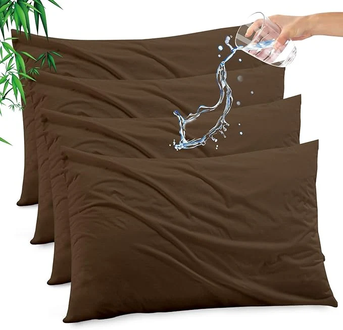 Superior Gogreen Bamboo Rayon Waterproof Pillow Protector Breathable Pillow Cover Optimized