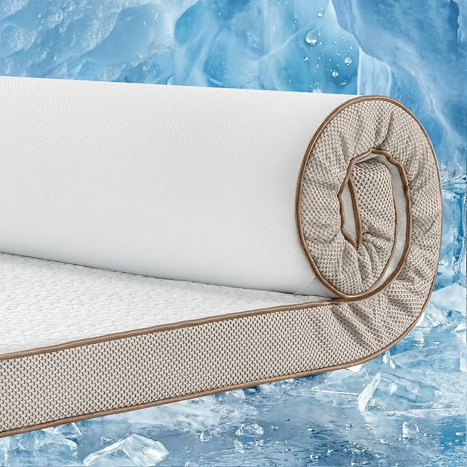 Flexible BedStory Cooling Mattress Topper Twin Size 3 Inch Gel Infused Memory Foam Exclusive