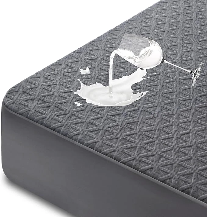 Contemporary Premium Waterproof Mattress Protector Twin XL Size Breathable Bed Cover 3D Air Fine Crafted