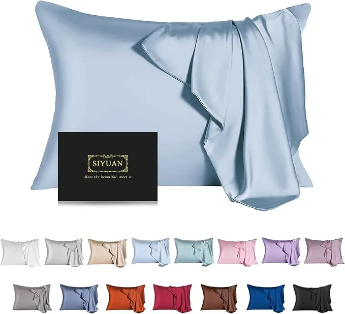 Artisan Mulberry Silk Pillowcase for Hair and Skin Cooling Silk Pillow Case Soft