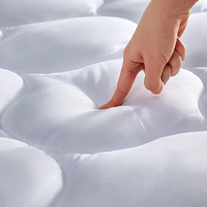 Organic SLEEP ZONE Quilted Fitted King Size Mattress Pad Cover Next-Generation