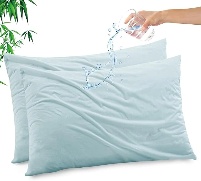 Superior Gogreen Bamboo Rayon Waterproof Pillow Protector Breathable Pillow Cover Soft